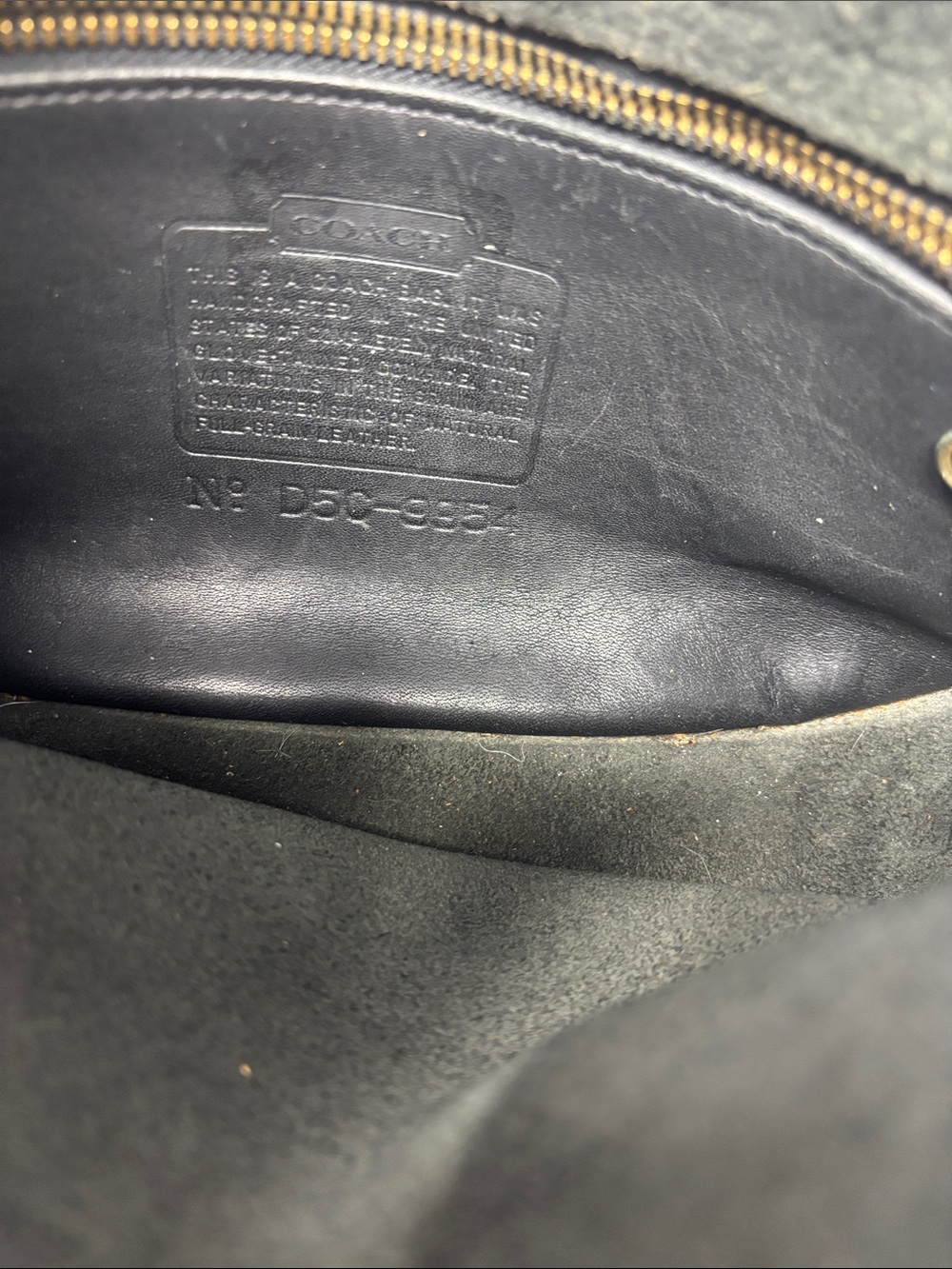 Coach | vintage Classic Black Leather Crossbody Bag - Picture 10 of 13